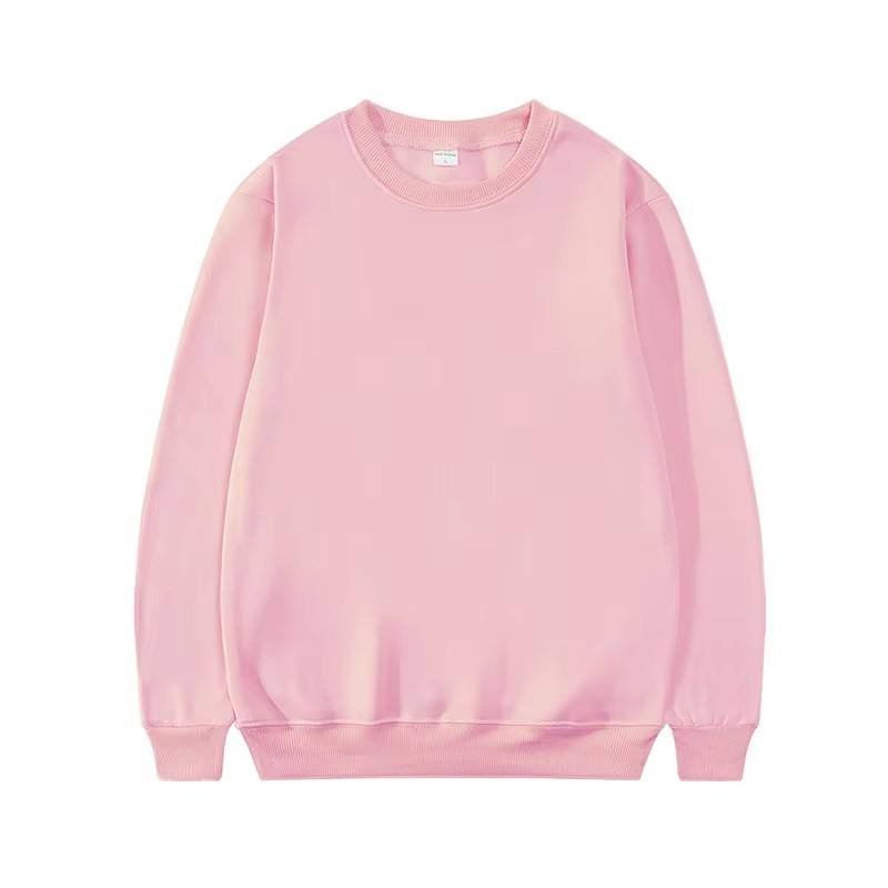 Unisex 350GSM Heavyweight Crewneck Sweatshirt 100% Cotton Oversized Men's Pullover Custom Long Loose Casual