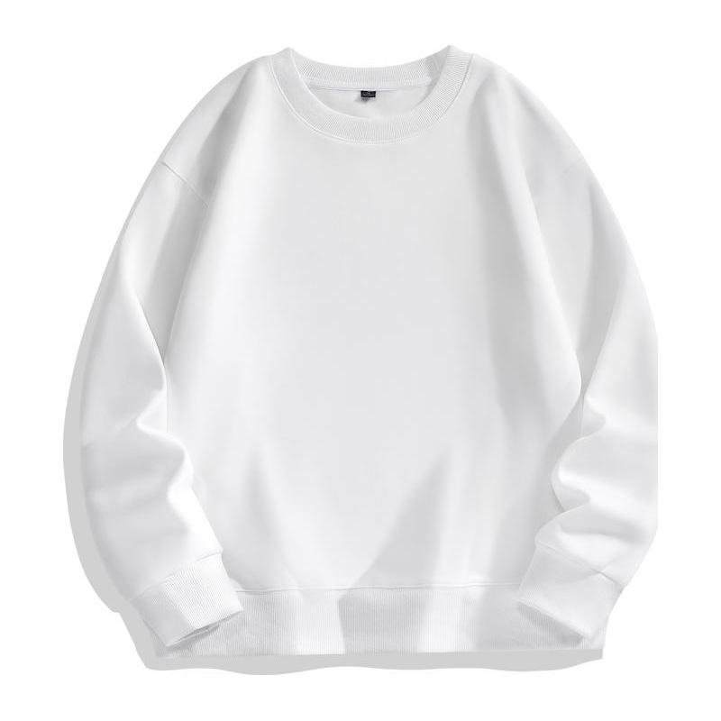 Wholesale Men Cotton Pullover Custom Logo sweatshirt High Quality 480gsm Fleece-lined Drop Shoulder sweatshirt Digital Print