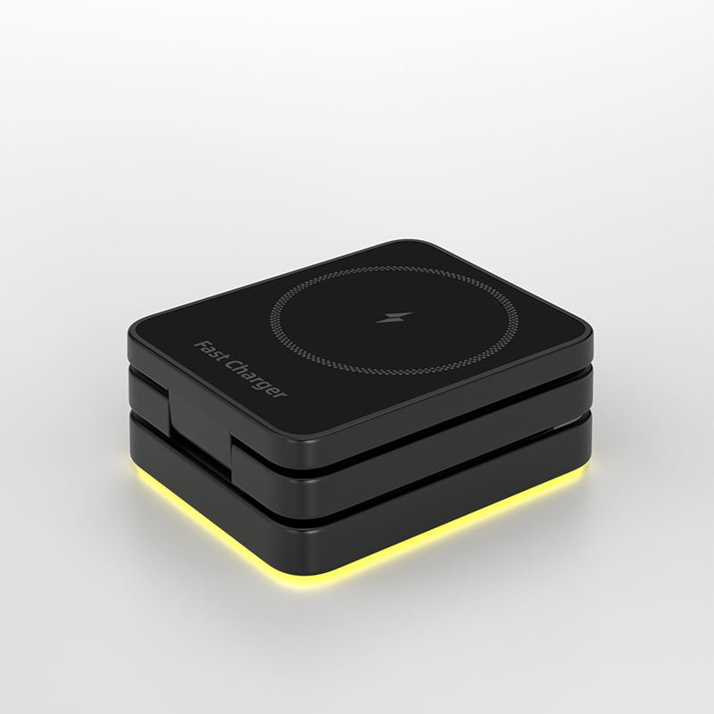 Customizable 3 in 1 Wireless Charger Magnetic for Phone Watch Portable Foldable Adapter Charging Stand & Holder