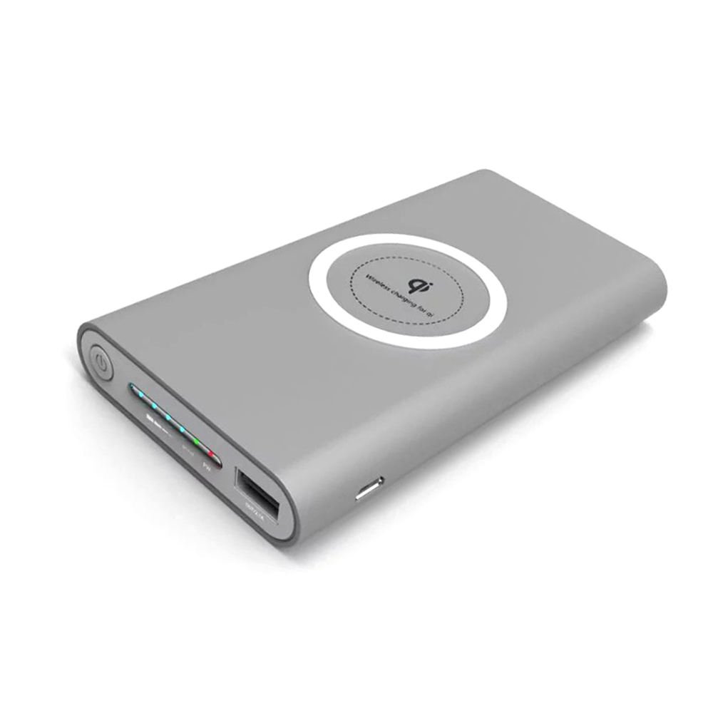High Quality Newest Wireless Power Bank 10000mAh Power Banks with Wireless Charging for Outdoor