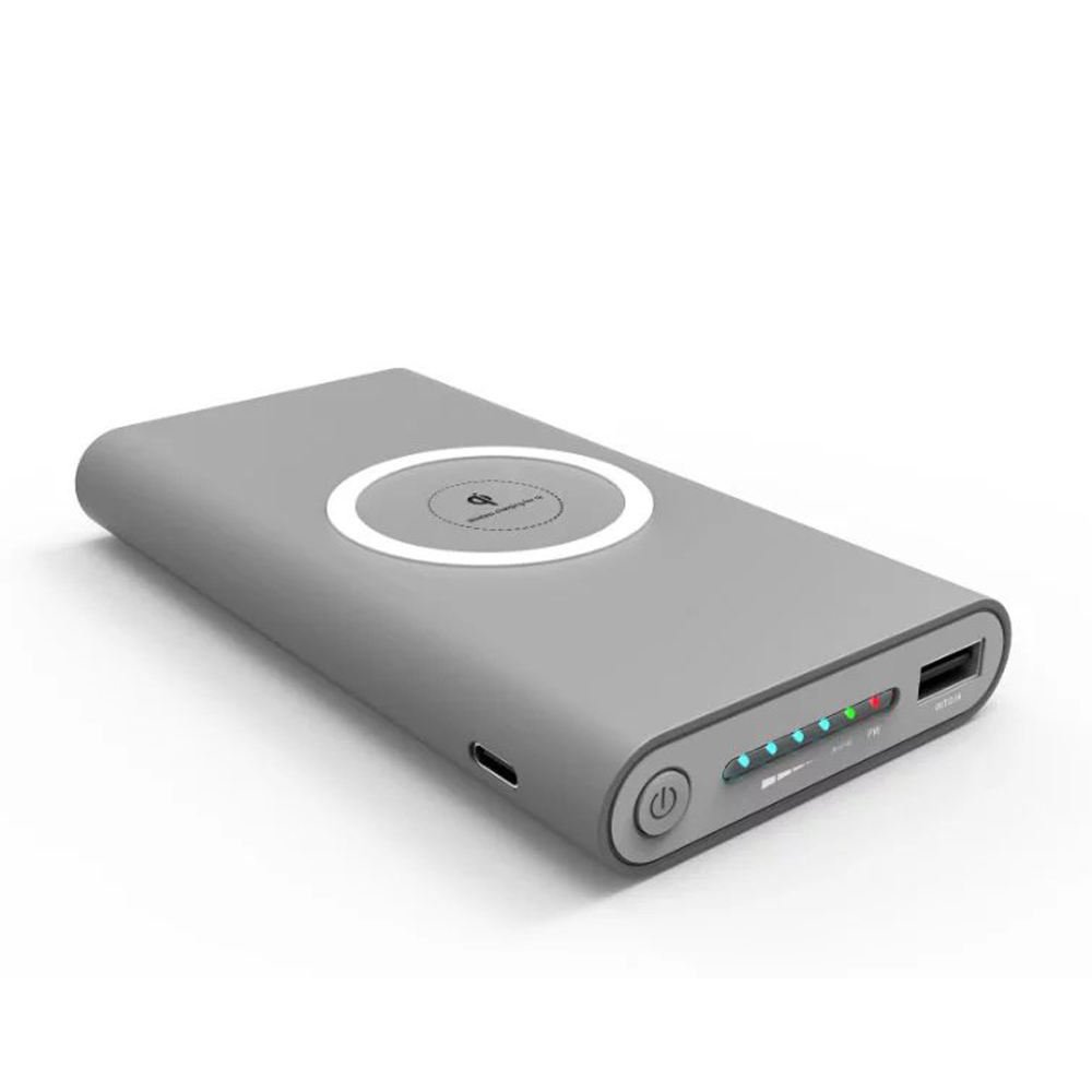 High Quality Newest Wireless Power Bank 10000mAh Power Banks with Wireless Charging for Outdoor