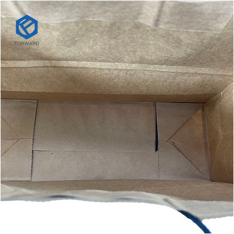 2024 Custom Logo Printed Recycled Brown Kraft Paper Bag Reusable Shopping Bag Handles for Craft Candle Use Hot Selling Gift Bag