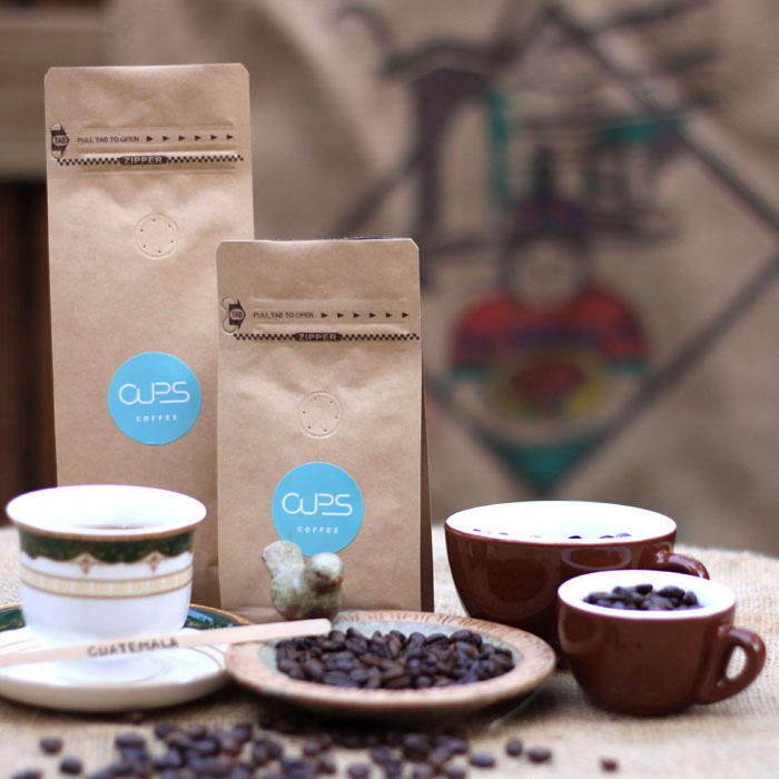 Low MOQ Recyclable Matte Black Foil Coffee Bean Zipper Packaging Paper Bags Flat Bottom 12Oz 16Oz 5Lb 250G 500G 1Kg Valve Food