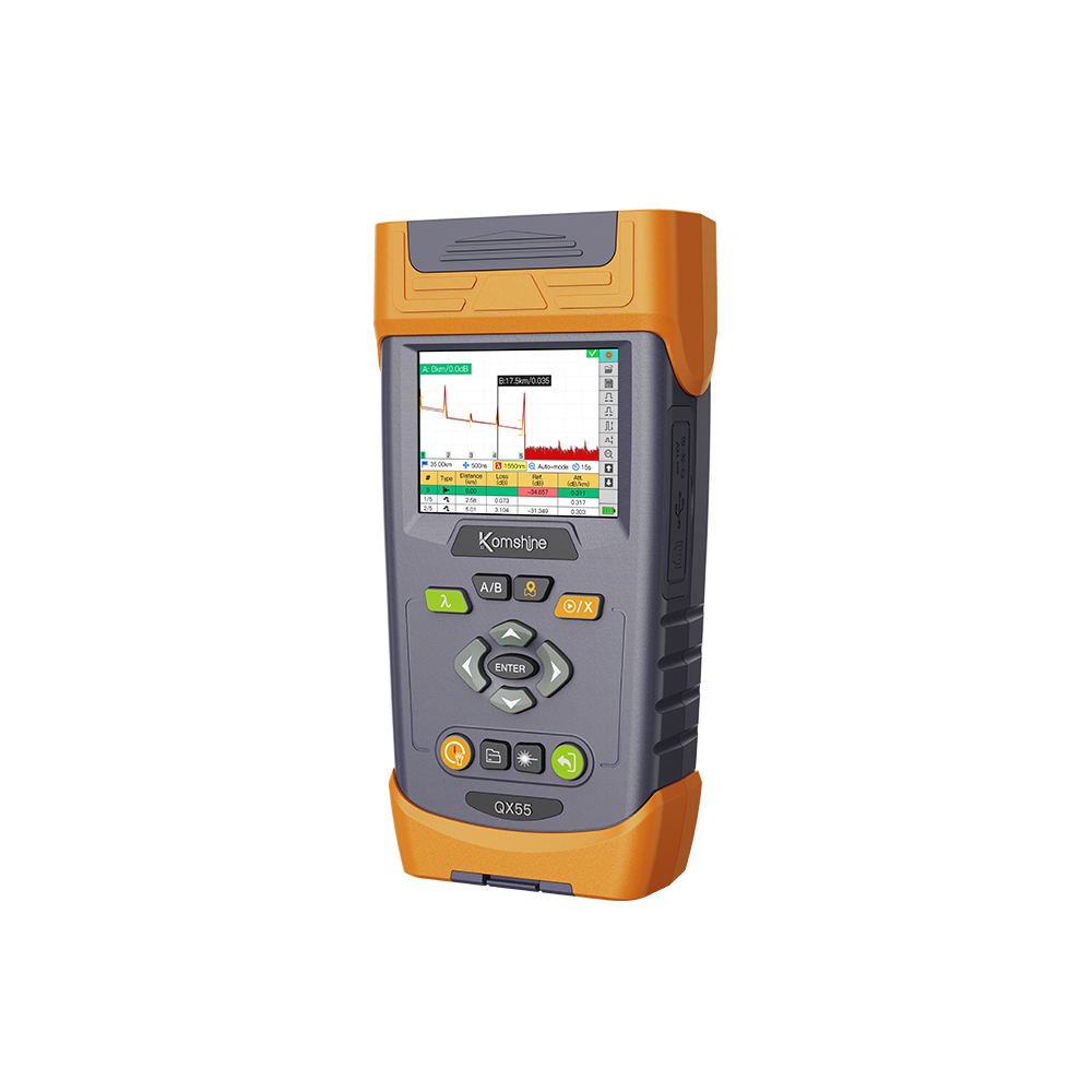OTDR QX55 Fiber Tester High-precision Small Blind Optical Time Domain Reflectometer 10Gpon Wave Splitter