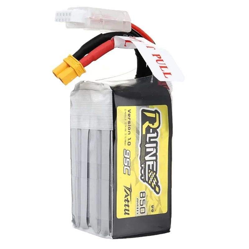 Tattu R-Line 1.0 2.0 Rechargeable Battery 550/650/750/850/1050/1300/1550/1800mah 95C 3S 4S 6S for RC Racing