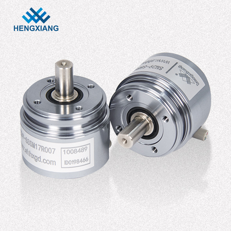 Hengxiang SM39 Absolute Encoder 17-32bit Single & Multi-Turn BiSS C/SSI RS-485 Solid Shaft 6-10mm 5-30V IP65 80'' Accuracy