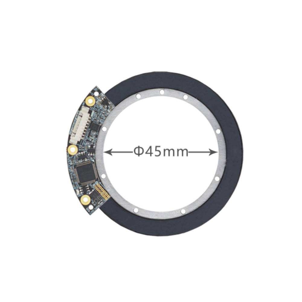 ZeroErr eCoder 45 Magnetic Encoder Singleturn Absolute System High Repeatability Multiturn Counter Option