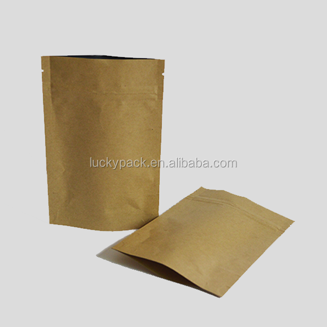 Customized Brown Kraft Paper Bag Size Kraft Paper Bag Packaging Without Printing