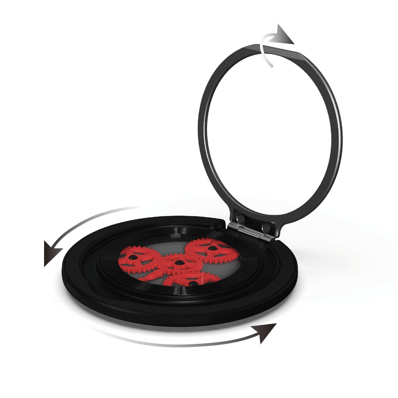 Ultra-Thin Foldable Aluminum Alloy Adjustable 360 Degree Rotating Adhesive Fix Finger Ring Phone Stand Holder New Phone Grip