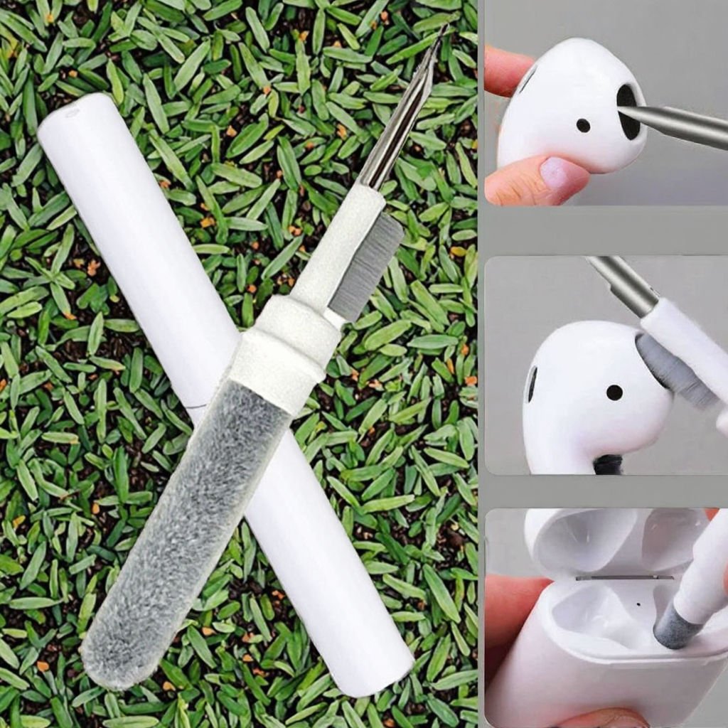 Durable Plastic Handheld Sustainable Sponge Cleaning Tool Kit for Bluetooth Earphones