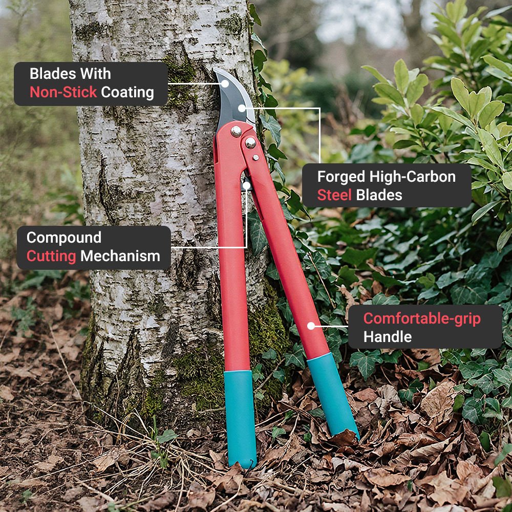 China Factory Bypass Loppers Heavy Duty Garden Pruning Tool Professional Branch Cutter Wholesale Manual Tree Trimmer