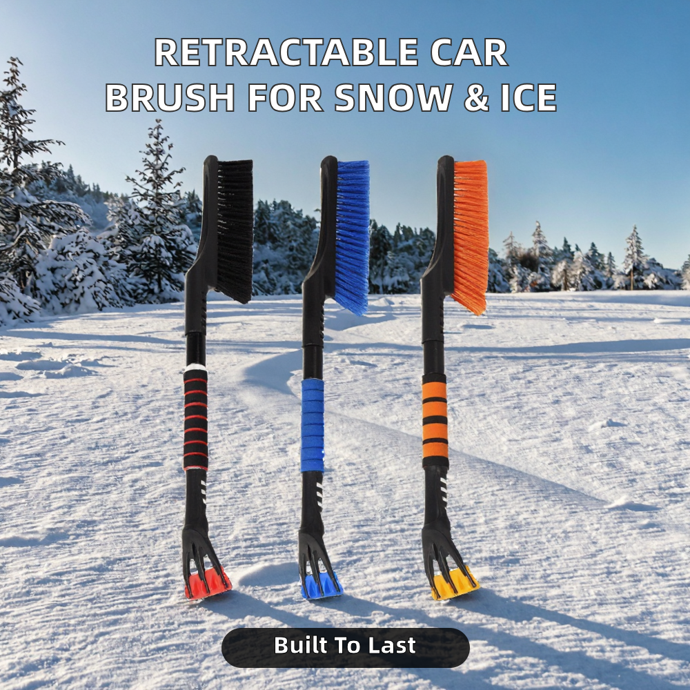 Customized Fashion Retractable Microfiber Car Cleaning Brush by Carclean Zhejiang Model 2020092910481 for Defrosting Deicing