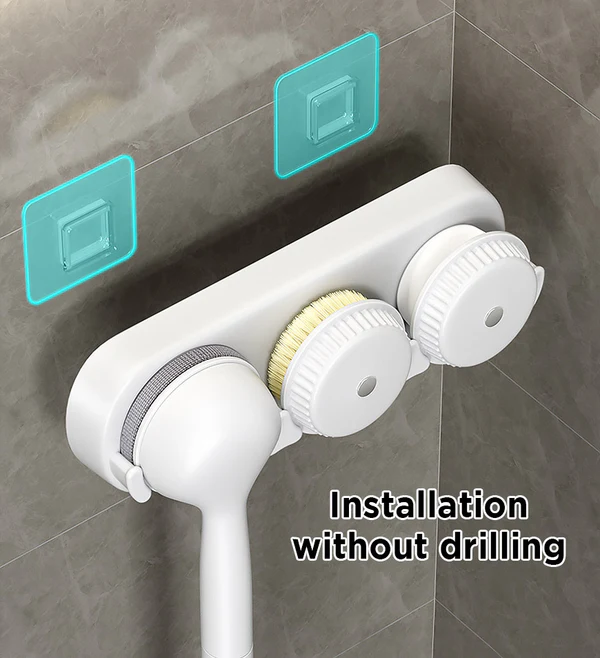 Joybos Brush Long Handle for Shower Back Bath Brush for Shower