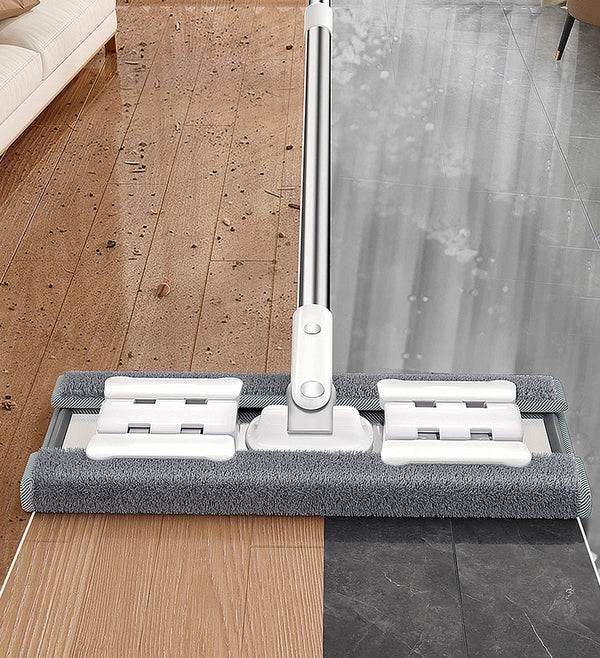 Joybos Professional Microfiber Mop 4 Reusable Flat Mop Pads Microfiber Hardwood Floor Wet and Dry Dust Mop