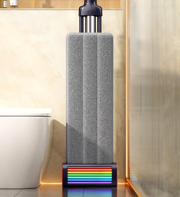 Joybos Flat Mop Stainless Steel Panel No Hand Wash Microfiber Mop for Floor Cleaning with 2 Pcs Mops Clothes