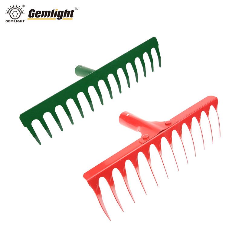 High Carbon Steel Professional Agriculture Farming Tool Rake Wooden Adjustable Handle ISO9001 Certified 140cm-150cm 1 Year