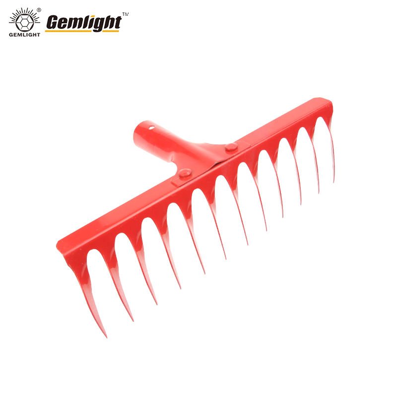 High Carbon Steel Professional Agriculture Farming Tool Rake Wooden Adjustable Handle ISO9001 Certified 140cm-150cm 1 Year