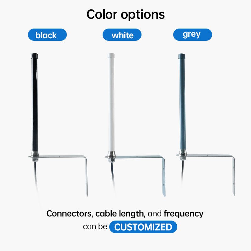 Waterproof Omnidirectional 698-2700MHz Screw Mount Bracket Fixed Outdoor Cellular IOT Lora WIFI 3G 4G LTE Fiberglass Antenna