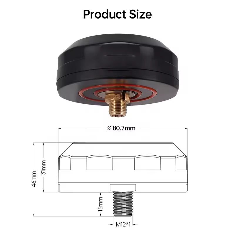 5 in 1 Omnidirectional Combination Antenna GPS WIFI 4G LTE 5G Puck Waterproof Outdoor with Low Profile and Screw Mount Design