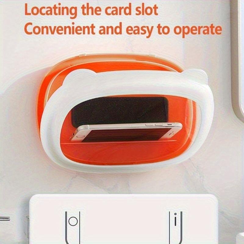 360 Degree Rotating Flexible Folding Telescopic Wall Mounted Bathroom Waterproof Touch Screen Punch Free Phone Holder