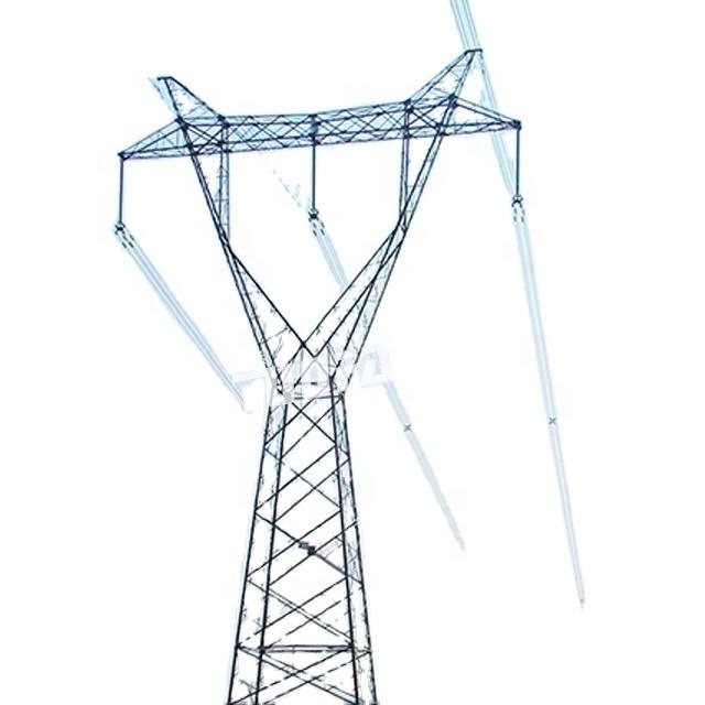 Tubular Steel Lattice Tower for Electric Power Transmission Line Electric Power Distribution Equipment