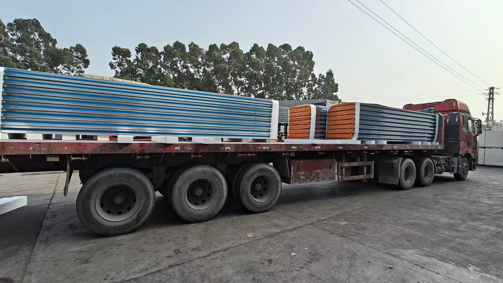 Practical Fireproof High-load-bearing Metal Rock Wool Sandwich Panels for Warehouse Wall Insulation Eco-Friendly 2-Year Warranty