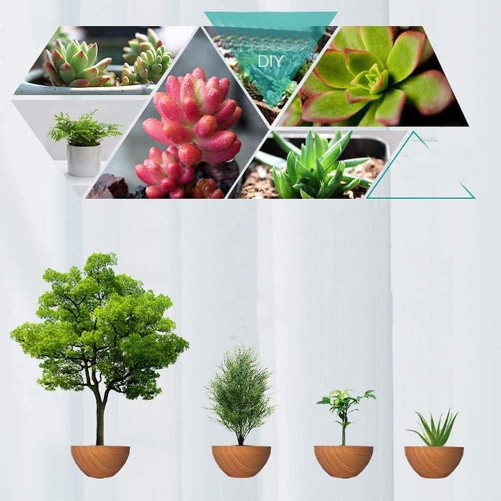 Eco-Friendly Levitating Air Bonsai Pot Modern Magnetic Levitation Suspension Flower Pot Digital Smart Plastic Material