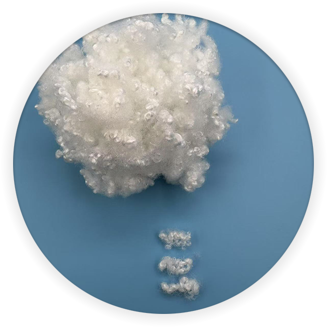 High Quality Flame Retardant HC Hollow Conjugated 3D*64MM Fiber for Filling