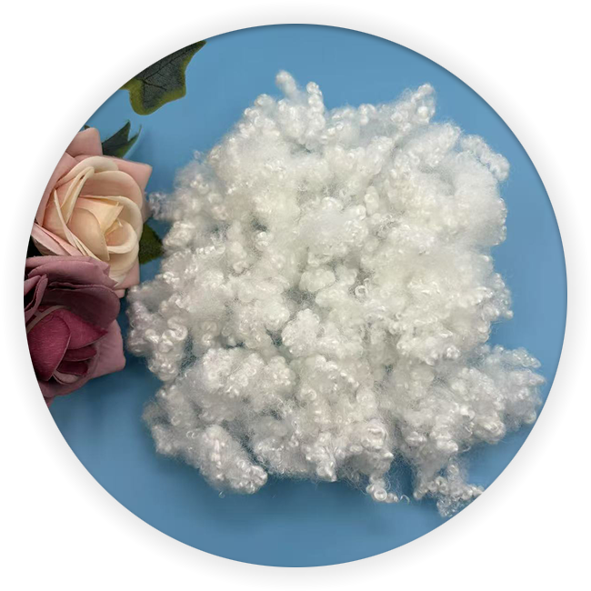 High Quality Flame Retardant HC Hollow Conjugated 3D*64MM Fiber for Filling