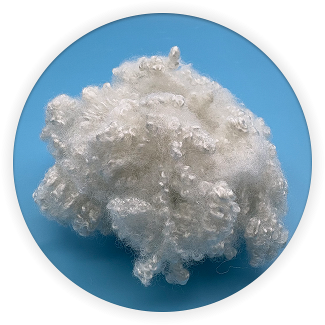 Factory Price Recycled Grade 3D 32MM Hollow Conjugated Siliconized HCS Polyester Staple Fiber for Filling