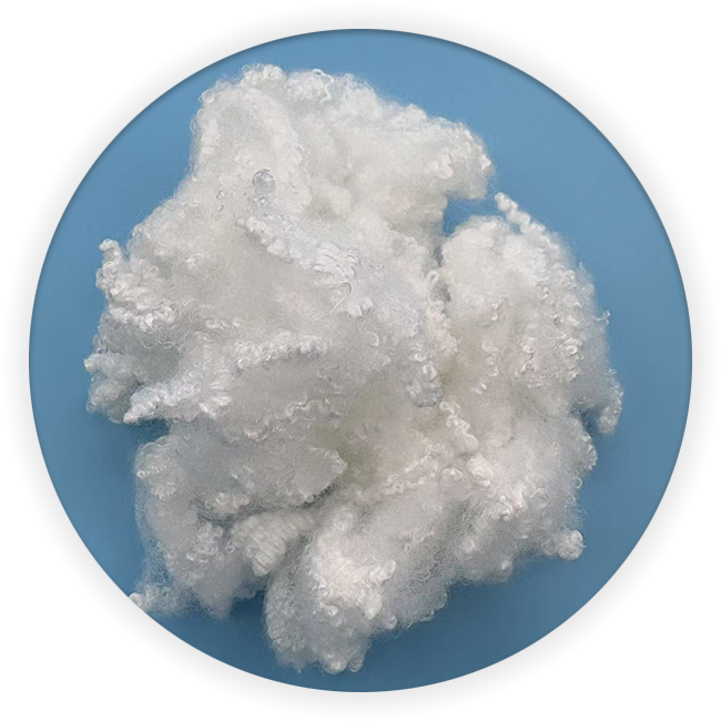Best Selling Virgin Grade 3D 64MM Antibacterial HCS Polyester Staple Filling Fiber