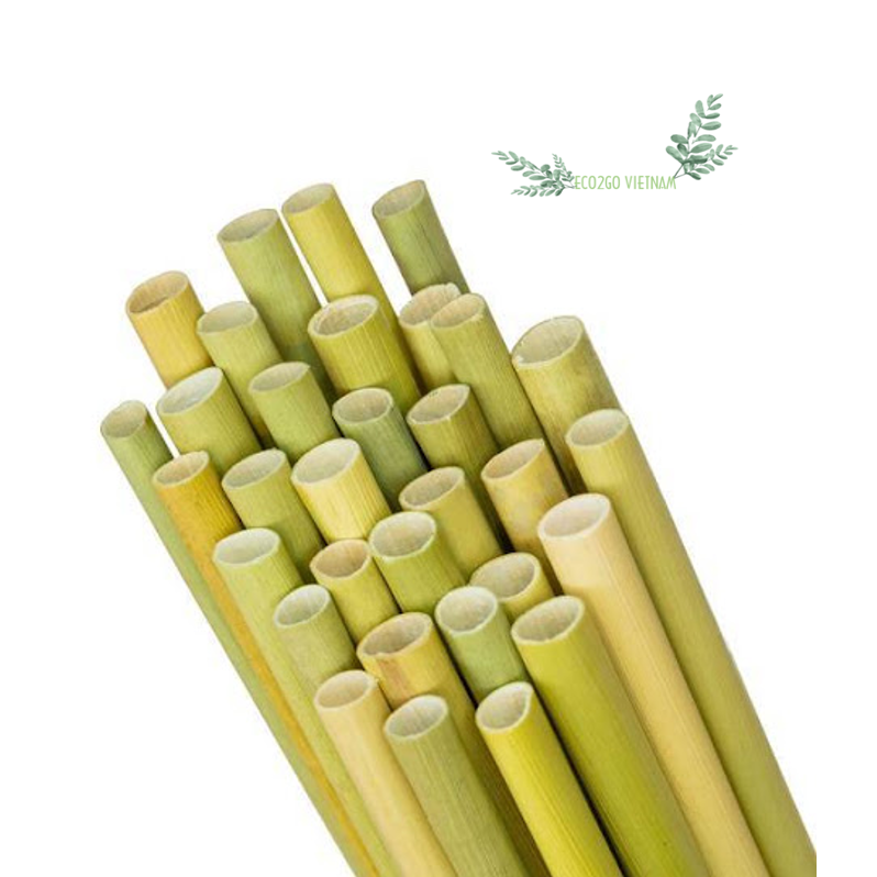 Top Seller and Hot Trending Natural Grass Straws Drinking Vietnam With High Quality Made by Eco2go Vietnam Manufacturer