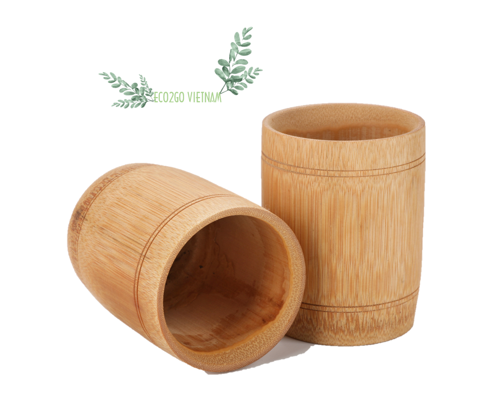 Friendly Custom Logo Disposable Eco-Friendly Biodegradable Bamboo Coffee Cup for Water Coffee Tea