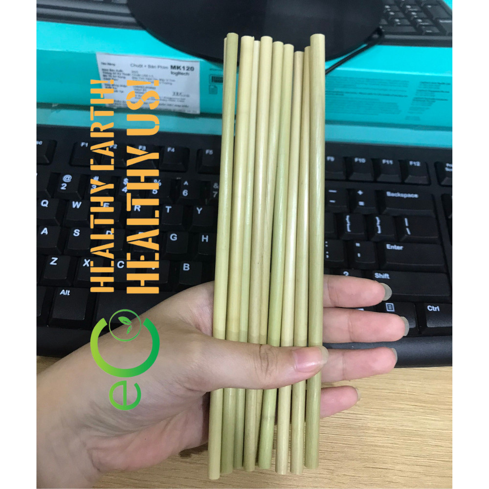 Best Seller 2025 for Drinking Grass Straws Eco-Friendly and Disposable Vietnam Made of 100% Material Grass in Vietnam