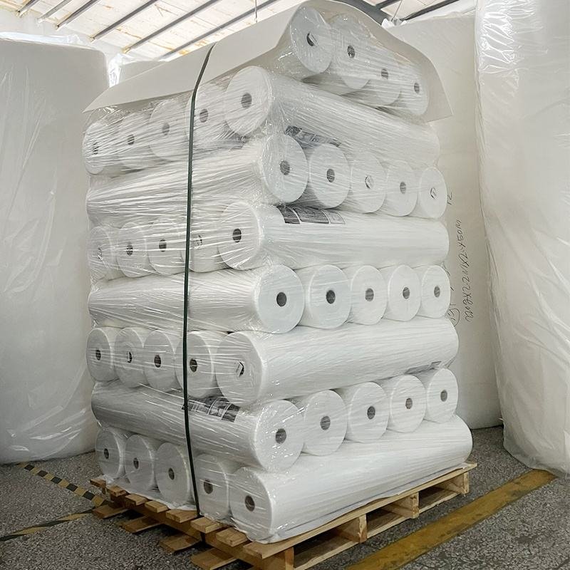 Custom Size Weight White Floor Protection Film Self Adhesive Floor Protector Cover Fleece for Moving, Painting and Construction