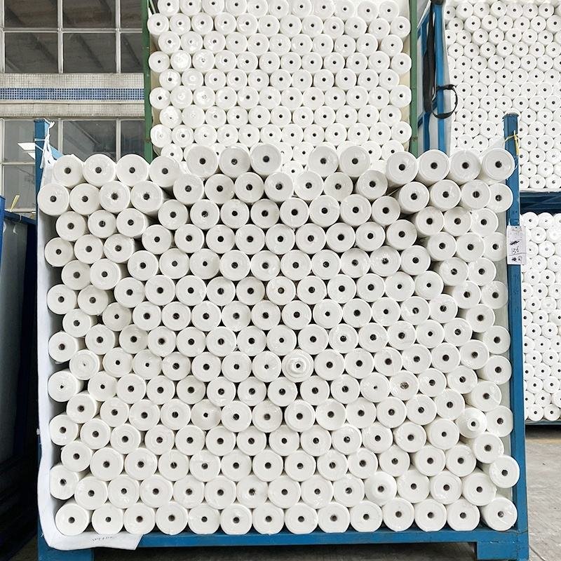 Waterproof Clear Transparent PE Plastic Floor and Carpet Surface Protective Film White Painter Felt 120GSM 1*50m 1*25m Cover Pad