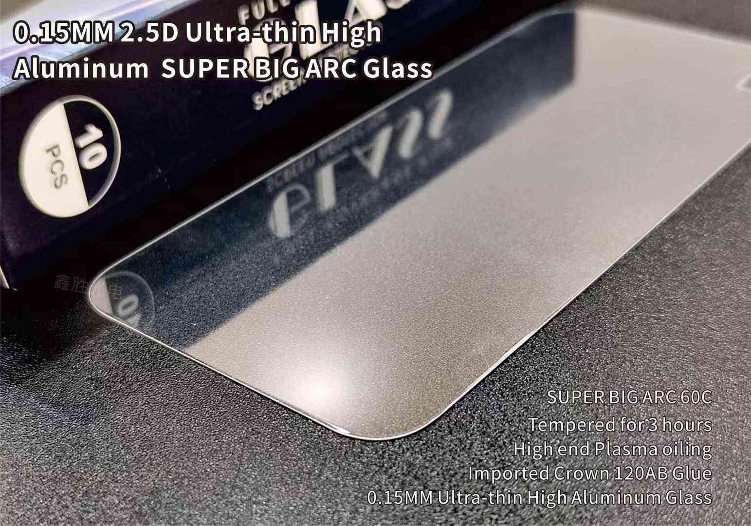 99% Transparent Anti-static High-definition Transparent Tempered Glass Screen Protector Suitable for iPhone 16 15 14 13 12promax