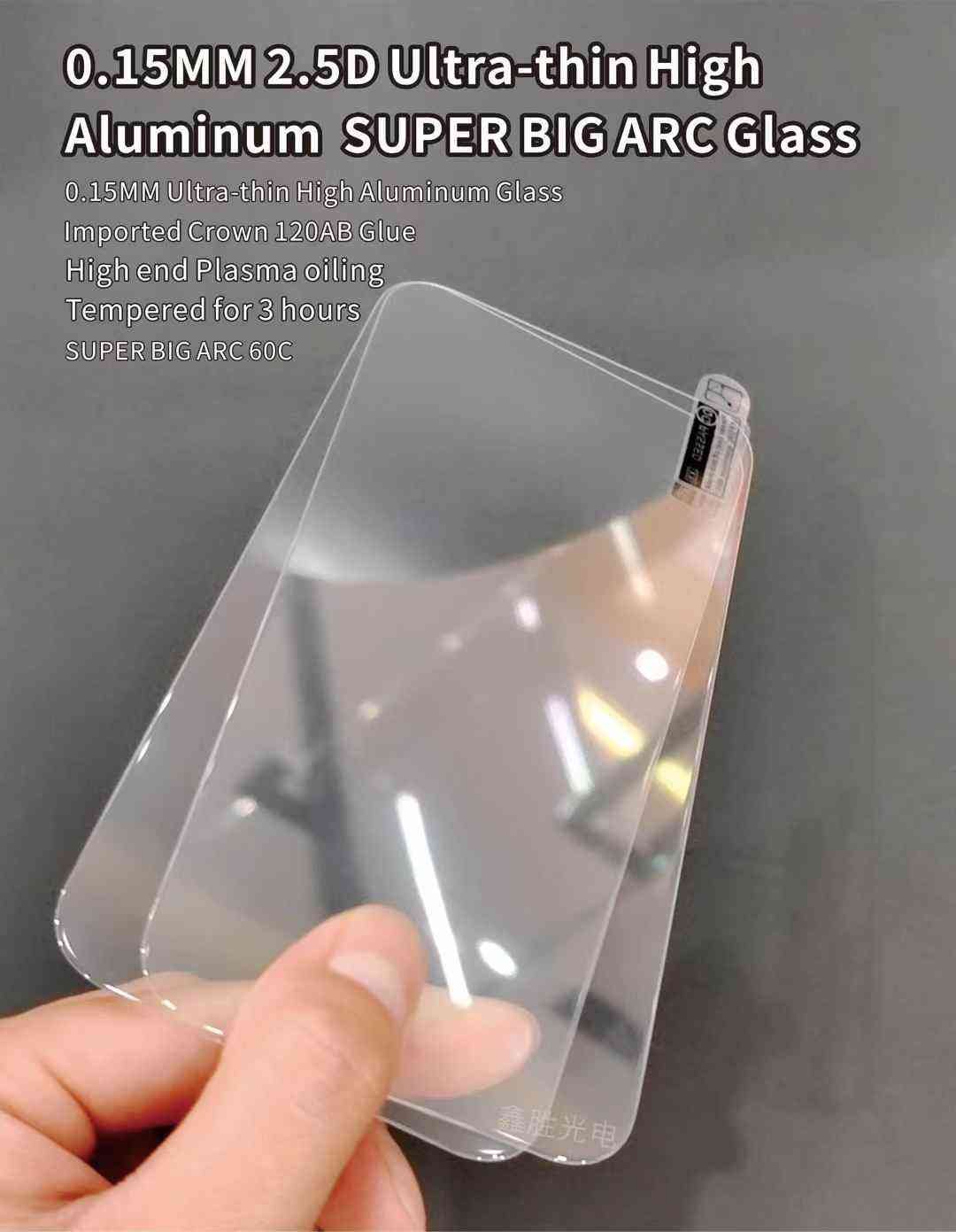 99% Transparent Anti-static High-definition Transparent Tempered Glass Screen Protector Suitable for iPhone 16 15 14 13 12promax