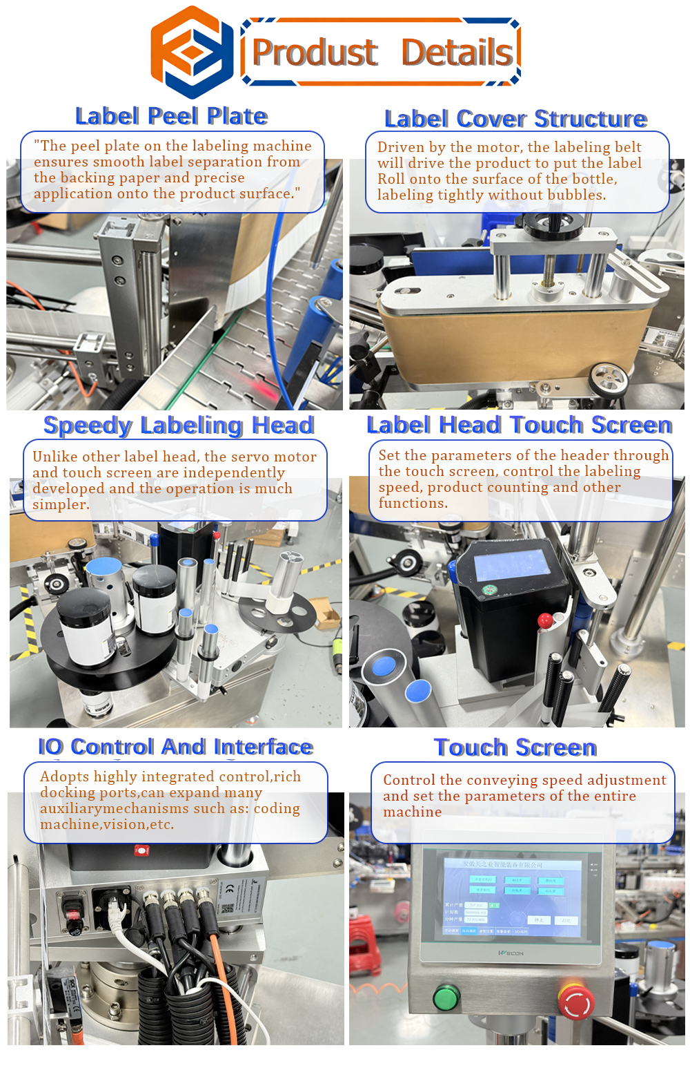 Servo Motor High Speed Rolling Round Bottle Labeling Machine Fed Labeler for Round Containers, Stable and Precise