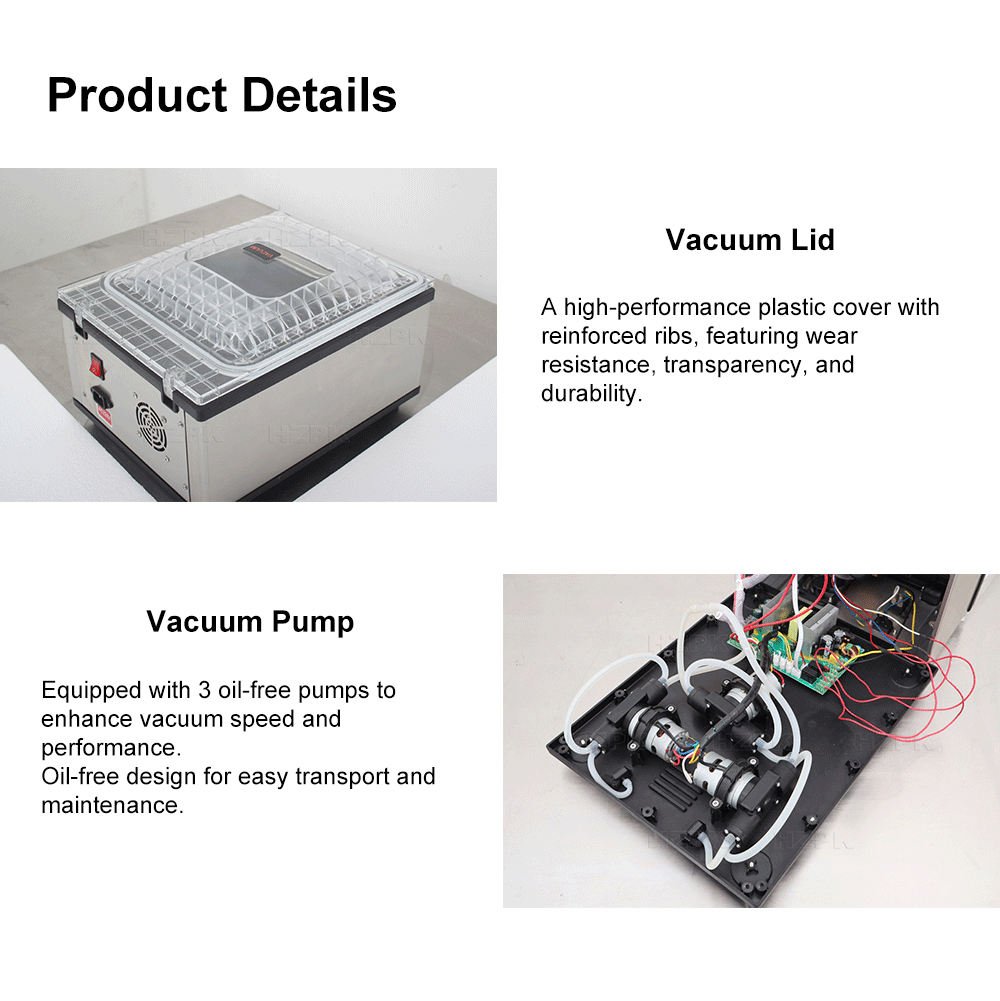 HZPK DZ-260D Household Hot Vacuum Sealer Single Chamber for Aluminum Foil Bag and Kraft Paper Bag Food Packaging Vacuum Sealer