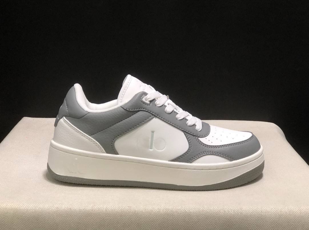 Leather Breathable Cotton Lining Unisex All-season Running Shoes