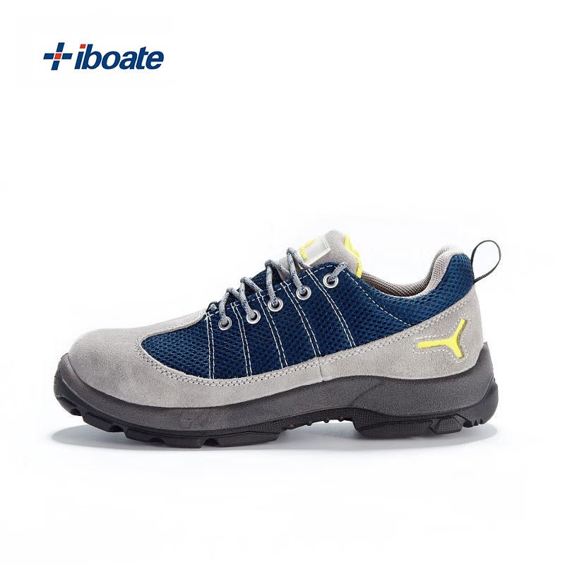 Novel and Fashionable Fluorescent logo Design with Shock-absorbing Safety Shoes at the Heel