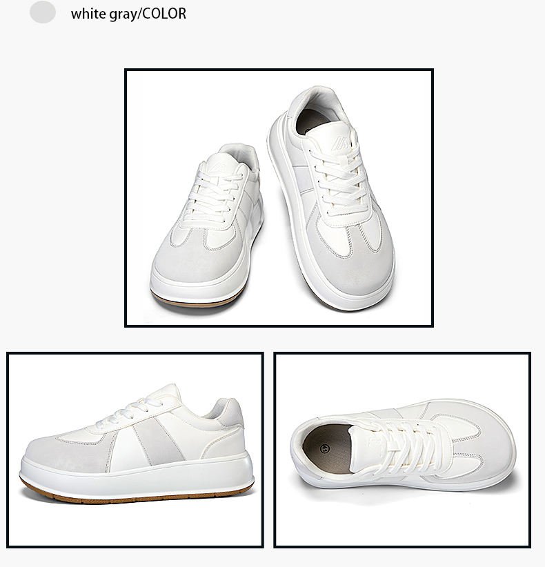 2026 Versatile Fashion Men Sneaker Low MOQ Rubber Thick Soled Wide Toe Casual Shoes for Men Zapatillas