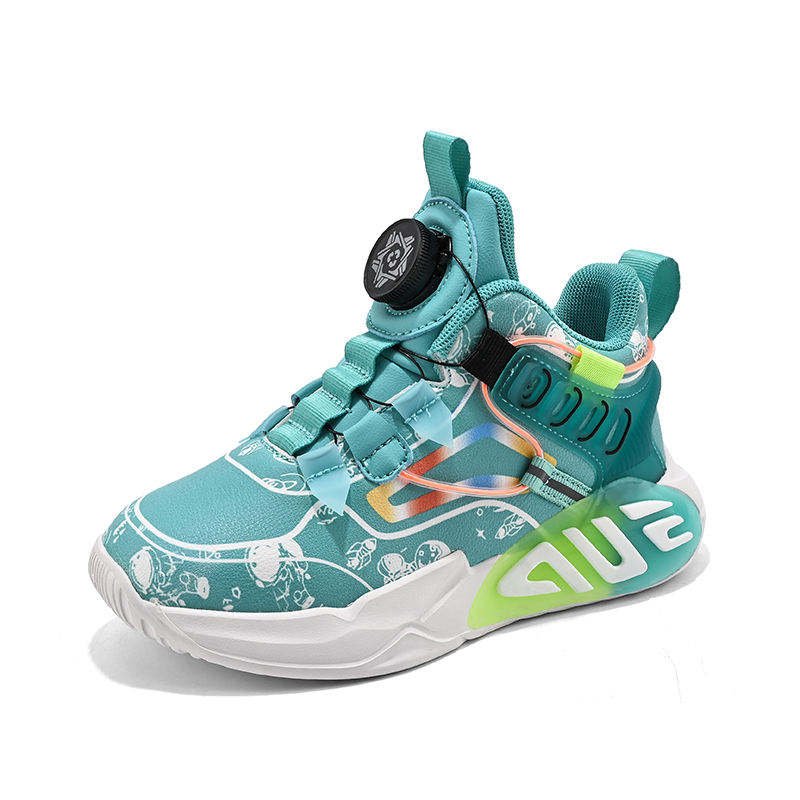 Hot Sales Boys 13 14 Years Basketball Children Shoes Luxury Designer Sports Basketball Shoes for Kids