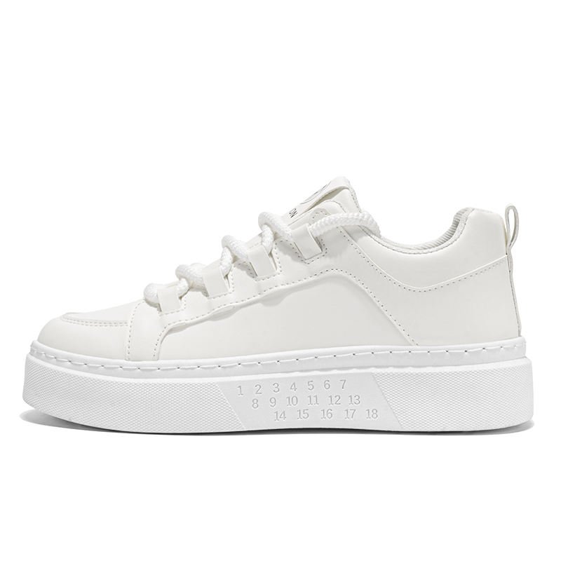 2025 Winter Spring Men's Breathable White Height Increasing Anti-Slip Mesh Lace-Up Sports Casual Fashion Shoes