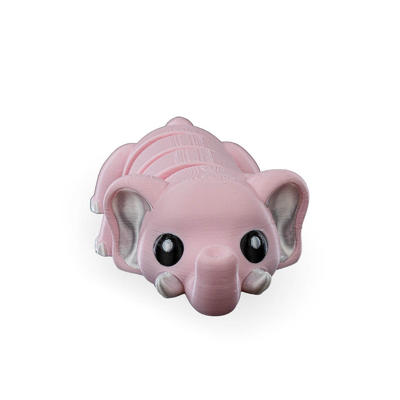 Cute Flexi Elephant Light Keychain