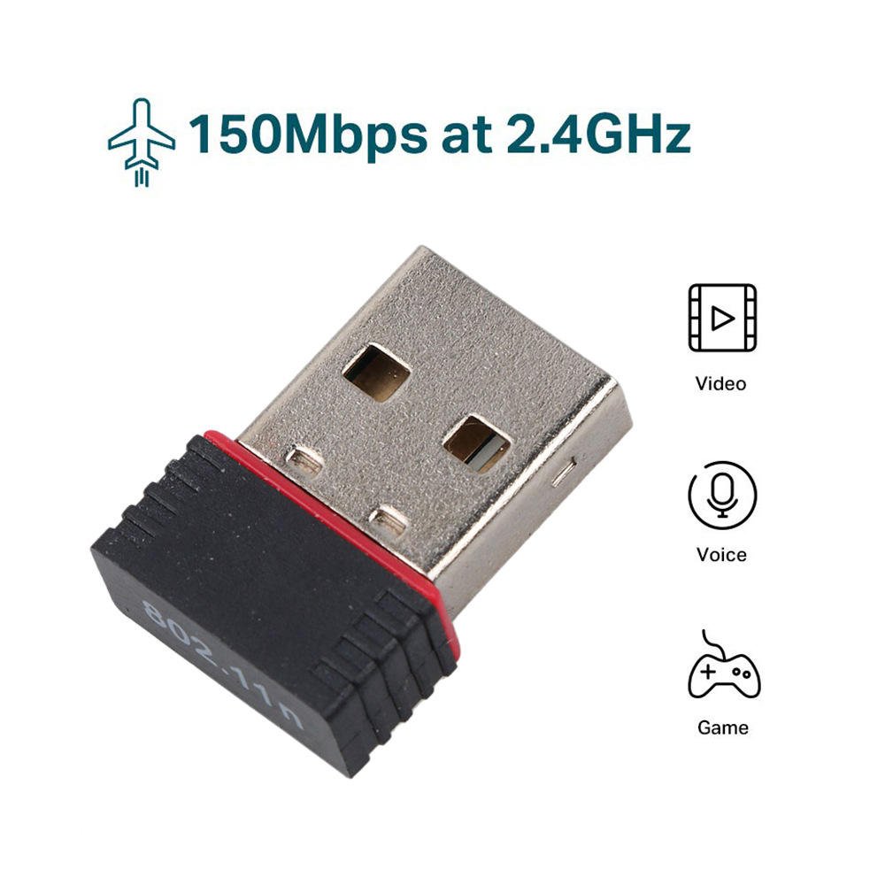 Wireless USB WiFi Adapter 150Mbps Wi-fi Dongle Mini Wifi Usb Adapter Wireless Network Card Ethernet Receiver