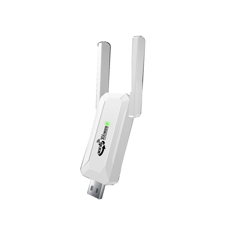 Portable 2.4G Dual-Band Gigabit WiFi6 Receiver Transmitter External Wireless Network Card for Laptop Use in Stock