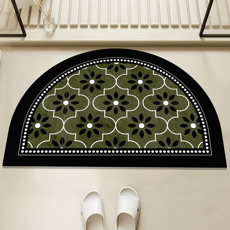 YOULLTAN Hot Sell Diatom Mud Quick Dry Rubber Water Absorbent Bathroom Rug Shower Mat Non-Slip Bath Mats