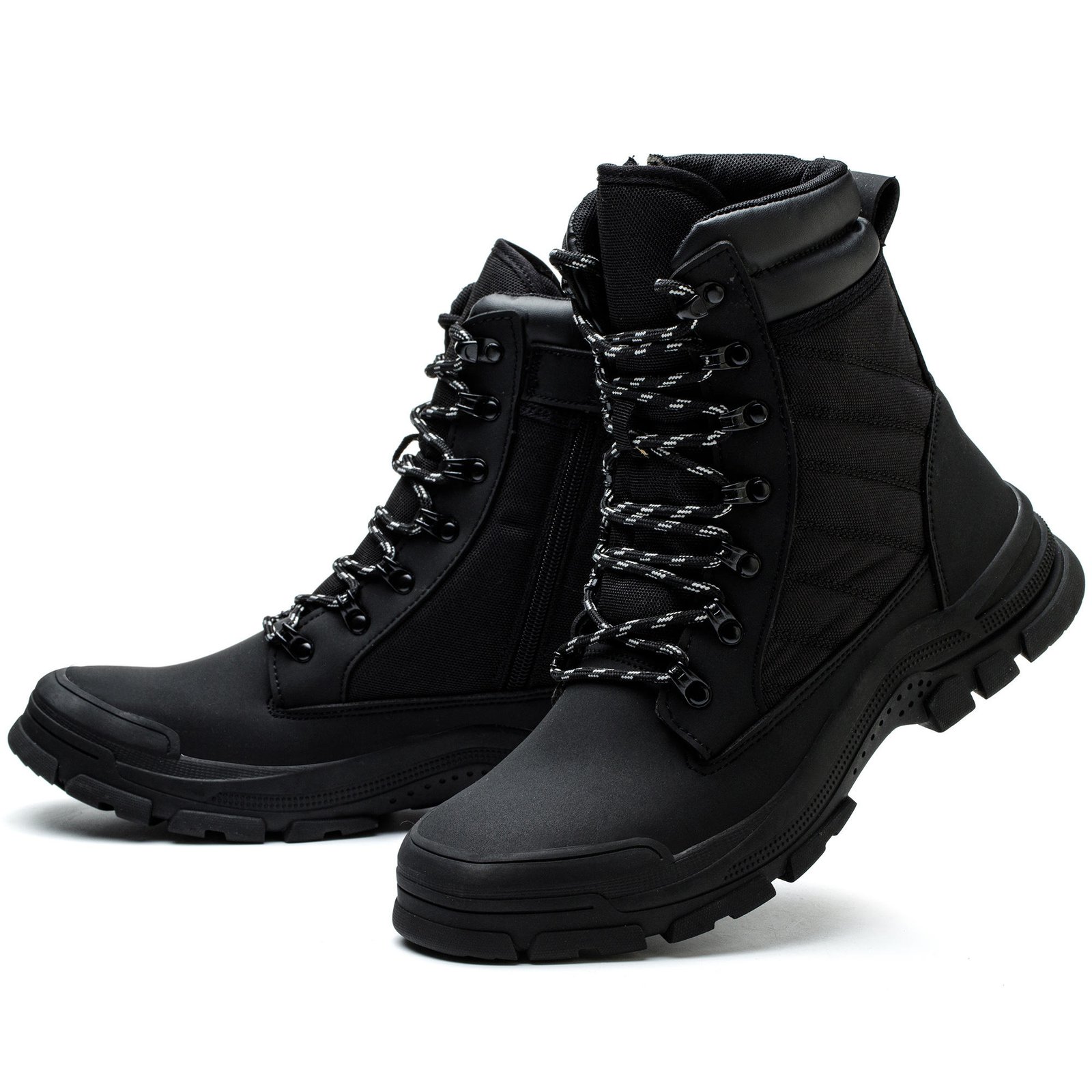 Industrial Grade High-Top Safety Shoes Steel Toe Anti-Impact & Puncture Resistant Dirt & Wear Proof for Warehouse Work